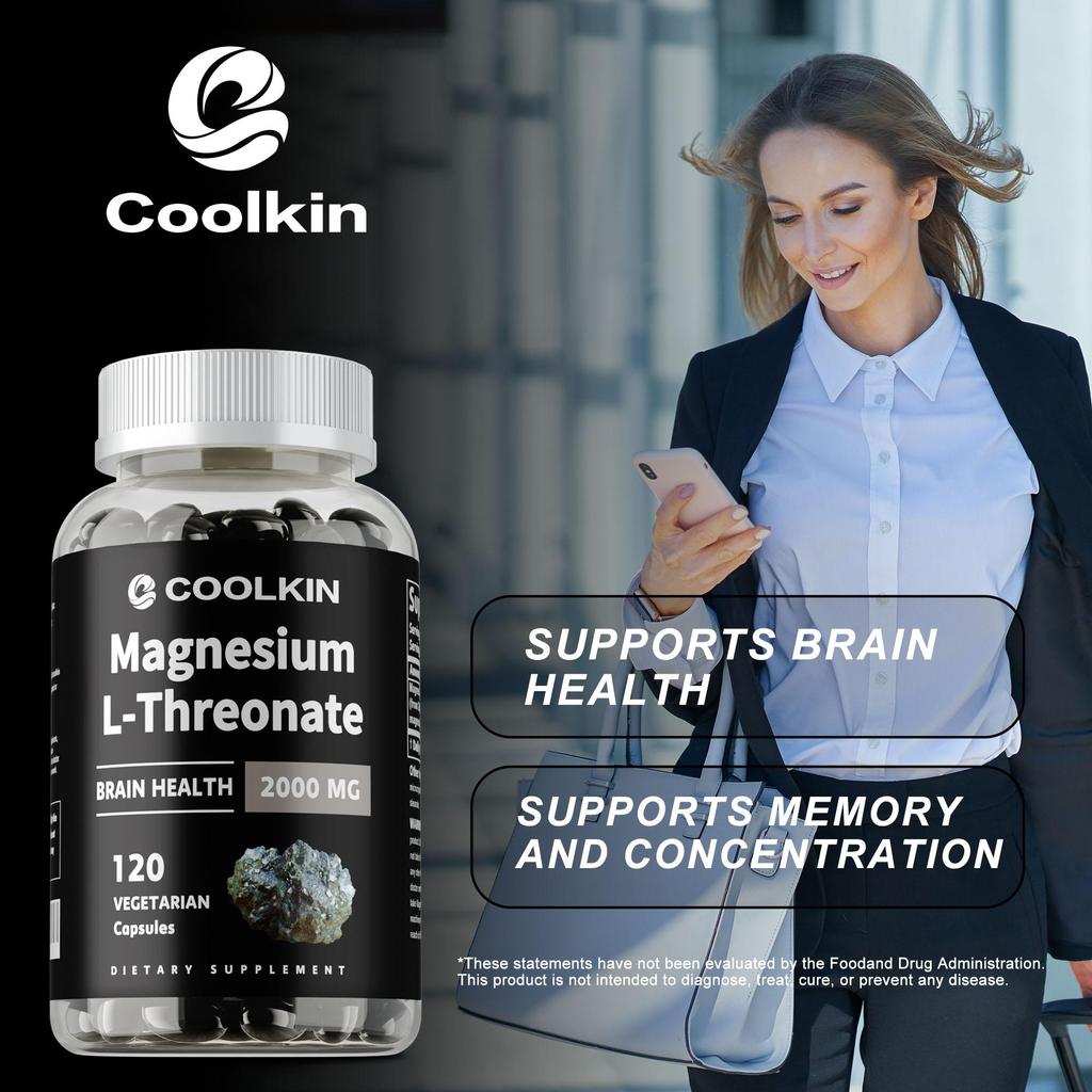 Magnesium L-Threonate 2000mg- High Absorption Brain & Nervous System Health