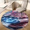 Anime Character Round Chair Mat - Decorative Rug for Home