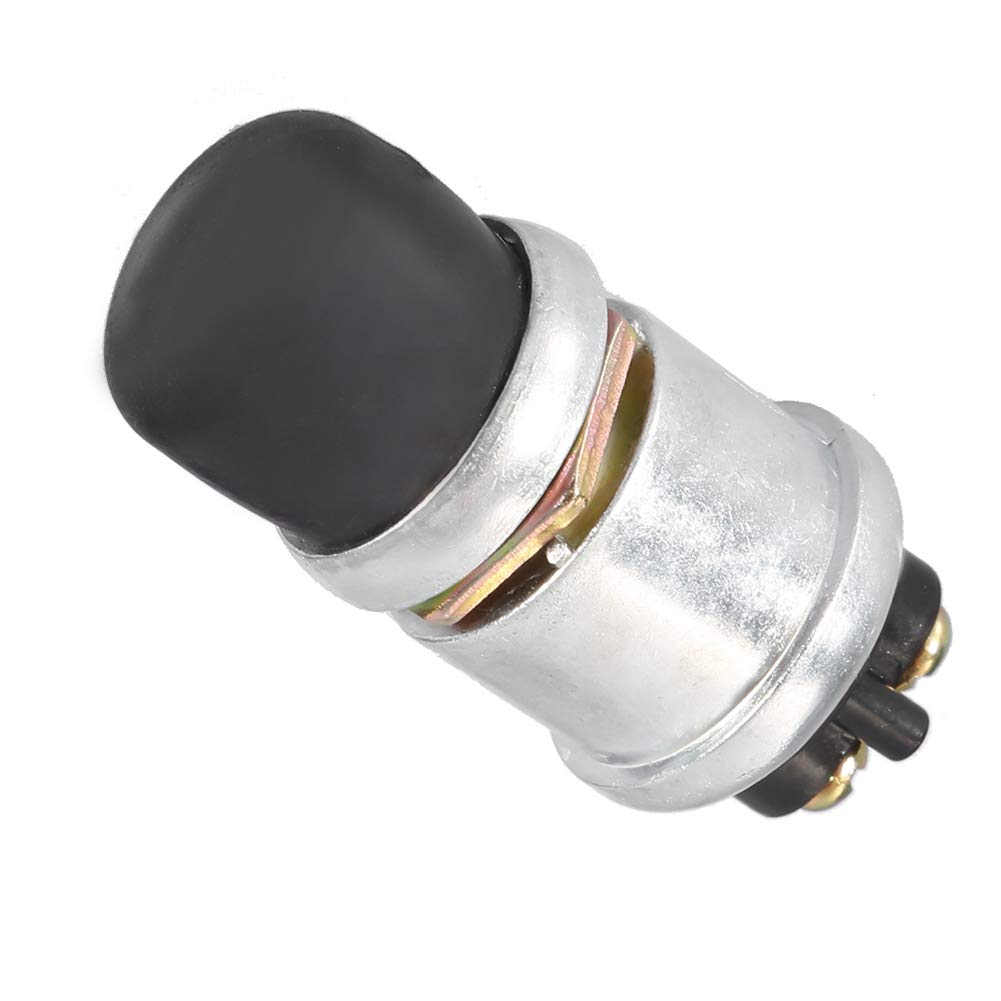 Gorgeri 2Pin 20A Universal Car Boat Bike Switch Push Button Horn Engine Start Heavy Duty Waterproof