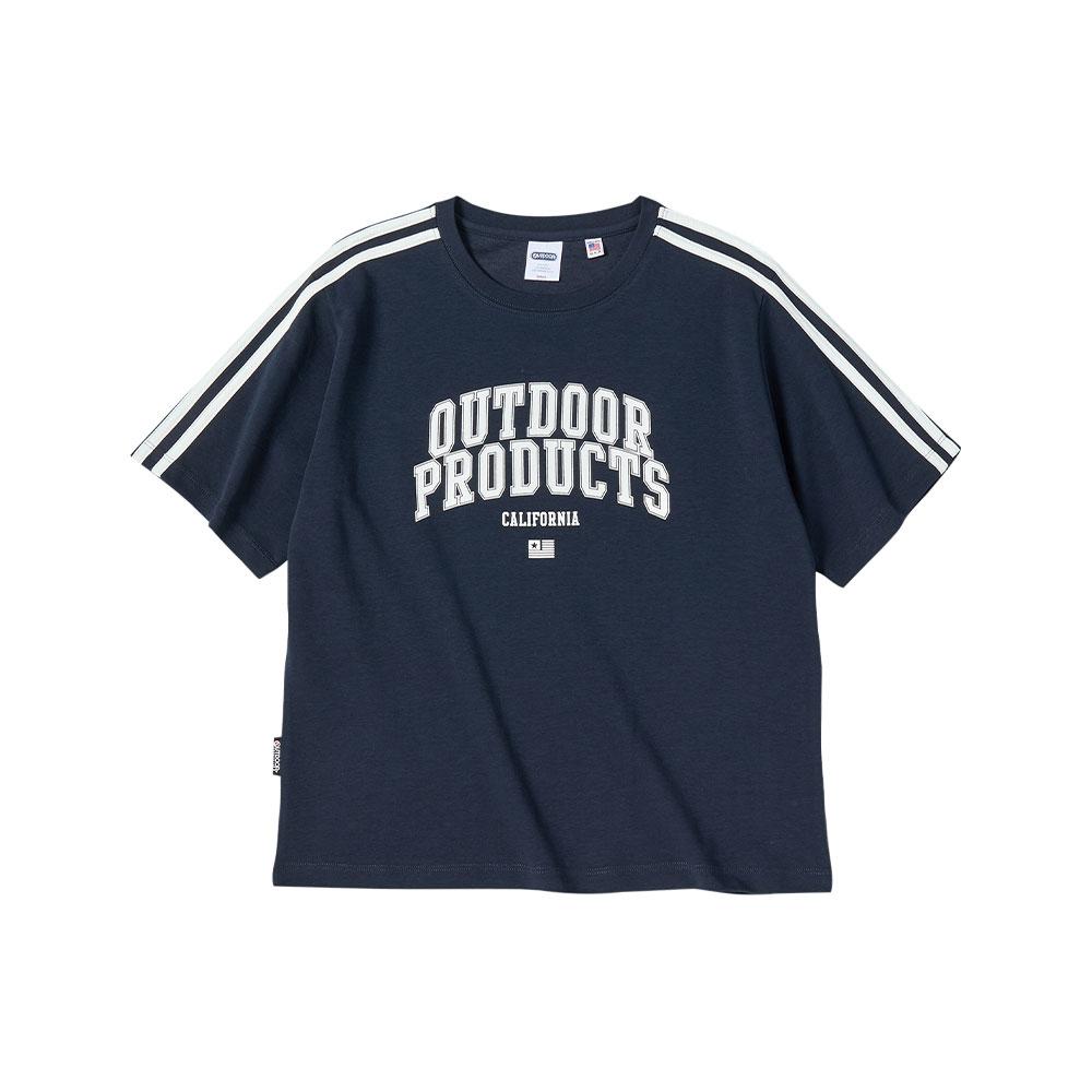 OUTDOOR PRODUCTS Women'S Arch Logo Track T-Shirt (Navy)