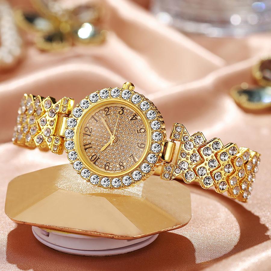 Fashion Roman Diamond Women's Watch Women's Watch Quartz Watch Bracelet Women's Watch