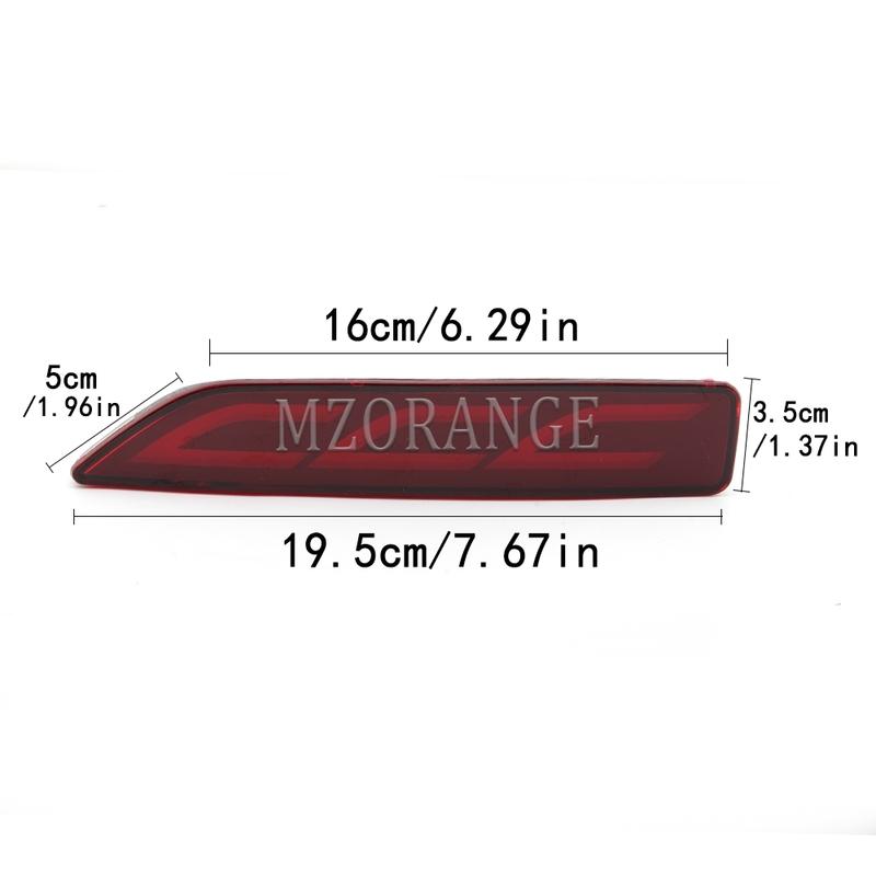 1 Pair LED Rear Bumper Lights for Honda CRV CR-V 2007 2008 2009 Multi-function Rear Fog Lamp Brake Light Driving Lamp