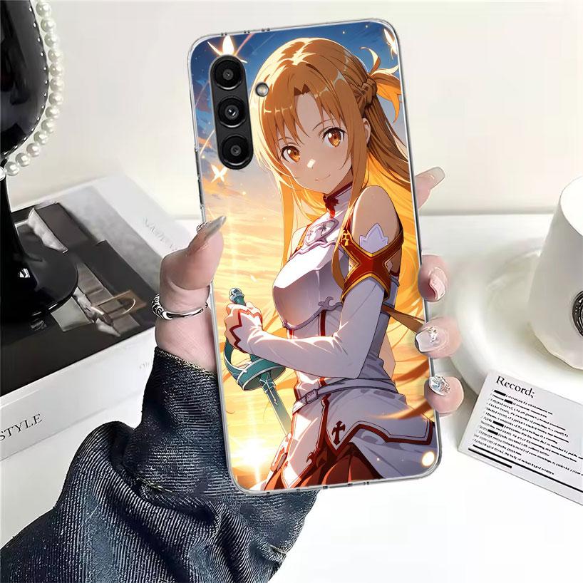 Anime Sword Art Online SAO Phone Case For Samsung Galaxy A13 A14 A15 A16 A17 A53 A54 A55 A56 A57 A33 A34 A35 A36 A37 A23 A24 A25