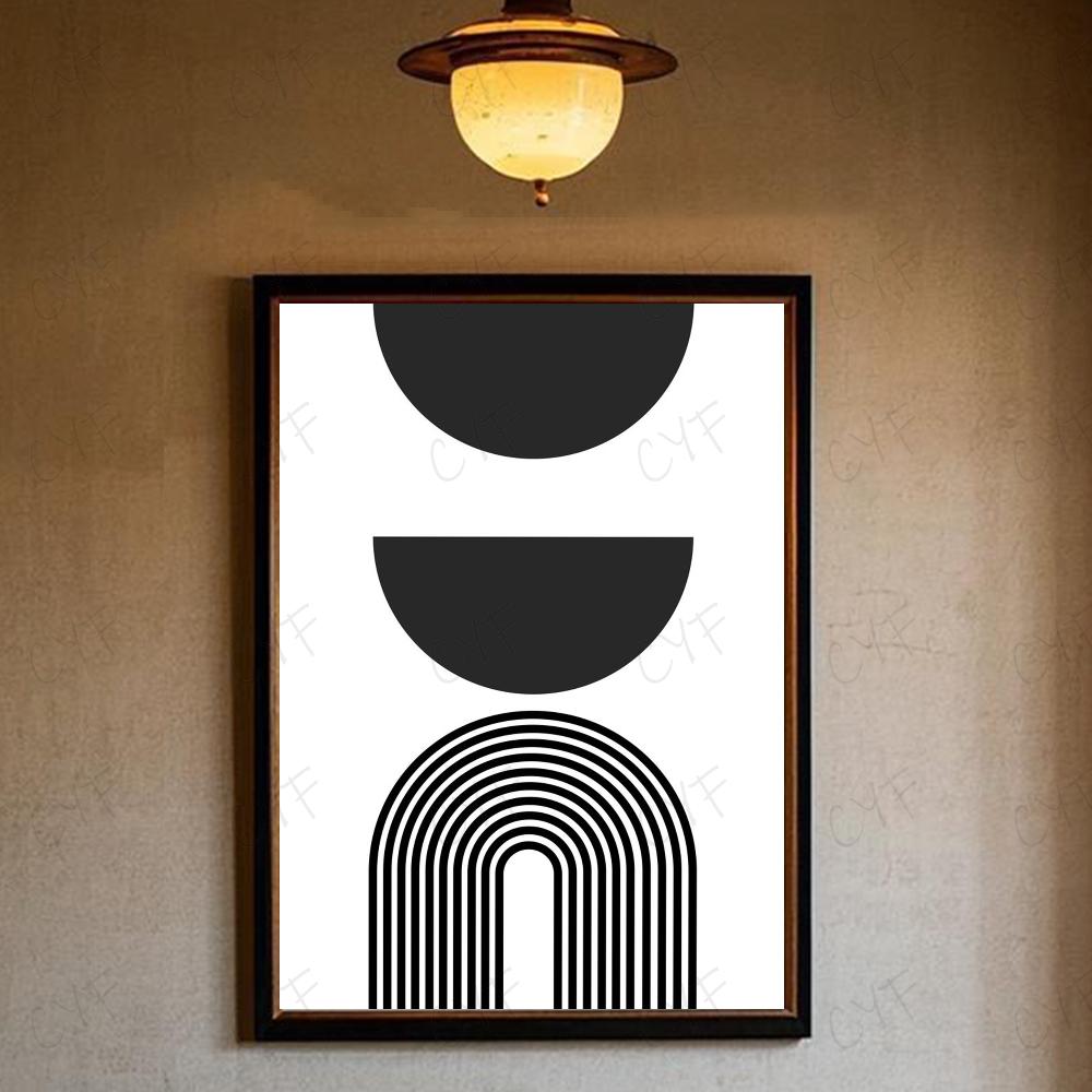 Abstract Bohemian Wall Art Poster High Quality Wall Art for Home Office Bedroom Living Room Hallway Bar Perfect Gift Idea