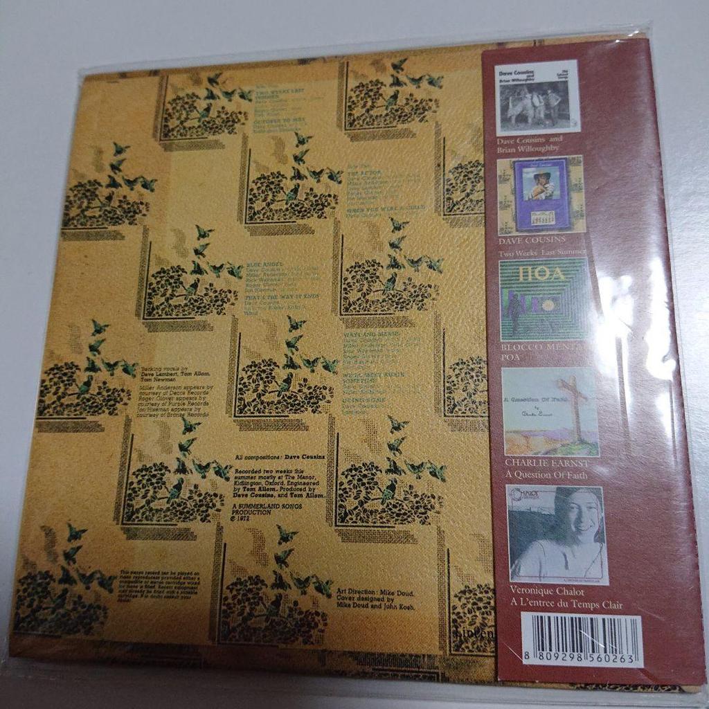 [USED] Dave Cousins/Two Weeks Last Summer