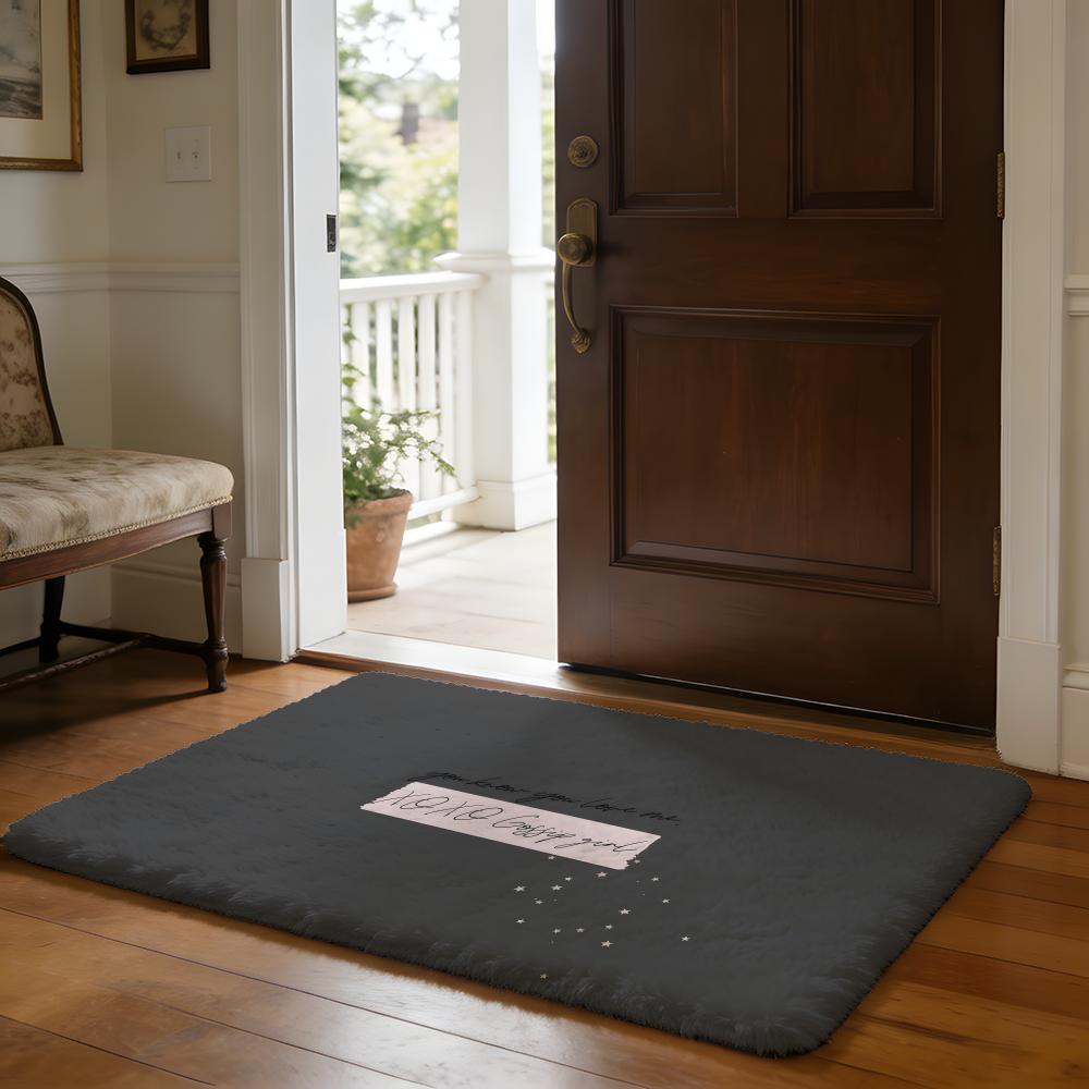 Floor Mat Soft Flannel Rug Non-Slip Absorbent Mat for Bathroom Bedroom Home Decor Hot Movie G-gossip G-girl