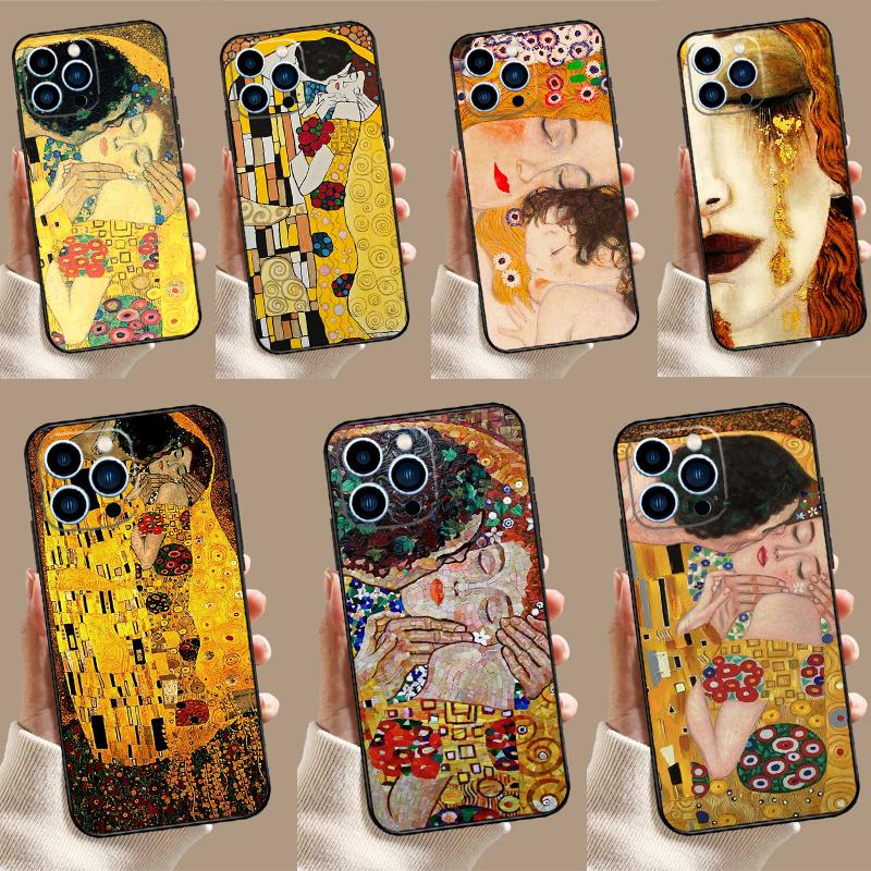 Gustav Klimt Kiss Art For Realme 15 Pro 10 11 12 13 14 Pro Plus GT6 GT7 C51 C53 C55 C61 C63 C65 C67 C71 C75 Case