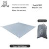 Waterproof Camping Tent Ground Mat with Sunshade & Four-Corner Webbing