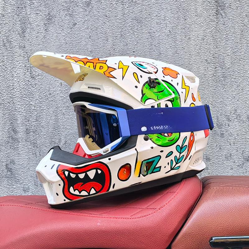 Off-Road Helmets Kids Teens Electric Bike Helmets Men and Women Rally Helmets Mountain Bike Riding Downhill