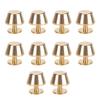 10Pcs Brass Material Flat Stud Rivet Flat Head Design Handbag Rivet Stud  For Purse