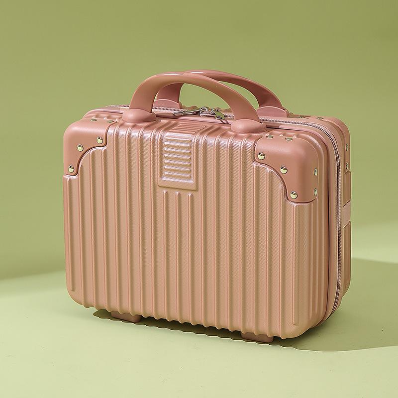 14-Inch Mini Suitcase Makeup Case with Combination Lock