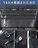 Masa Kawa Genuine Leather Shoulder Bag for Men, Crossbody Messenger Bag, Vertical Style, Lightweight, Waterproof, Perfect for Commuting, School, or