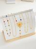 5 Pcs Vintage Floral Colorful Crystal Tassel Necklace Set for Women Exquisite Shiny Rhinestone Choker Boho Party Jewelry Gifts