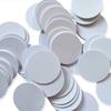 10PCS NFC 215 White Ntag215 Blank Cards NFC Round Coin Rewritable Cards for NFC Enabled Mobilephones Compatible With TagMo