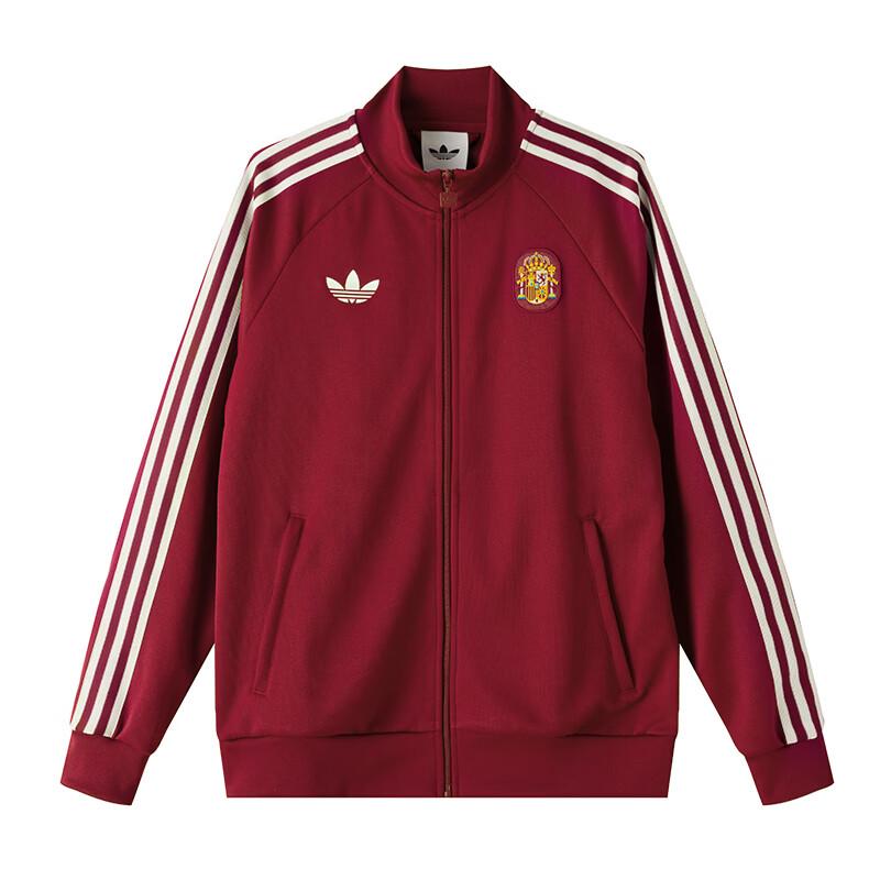

Adidas Spain Originals Track Top Team Coll Burgundy Men Outerwear Red JZ2254 2XL