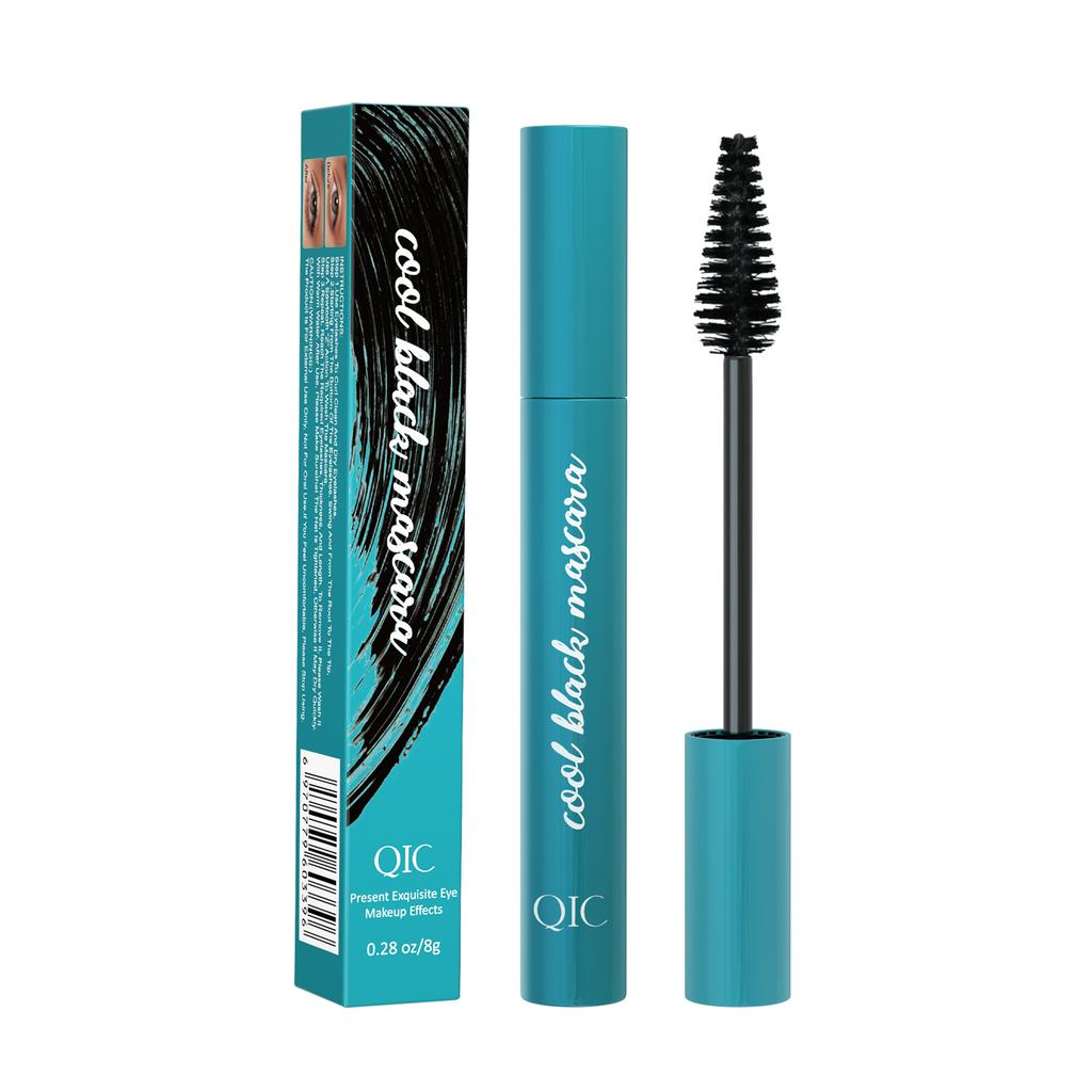 Green Box Mascara, Slender And Dense Curled Eyelashes, Natural Makeup Without Smudging