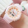 Casio Baby-G Series 100M Waterproof Quartz Movement Resin Strap Watch Pink Dial Women Watches BGA-280SW-4A