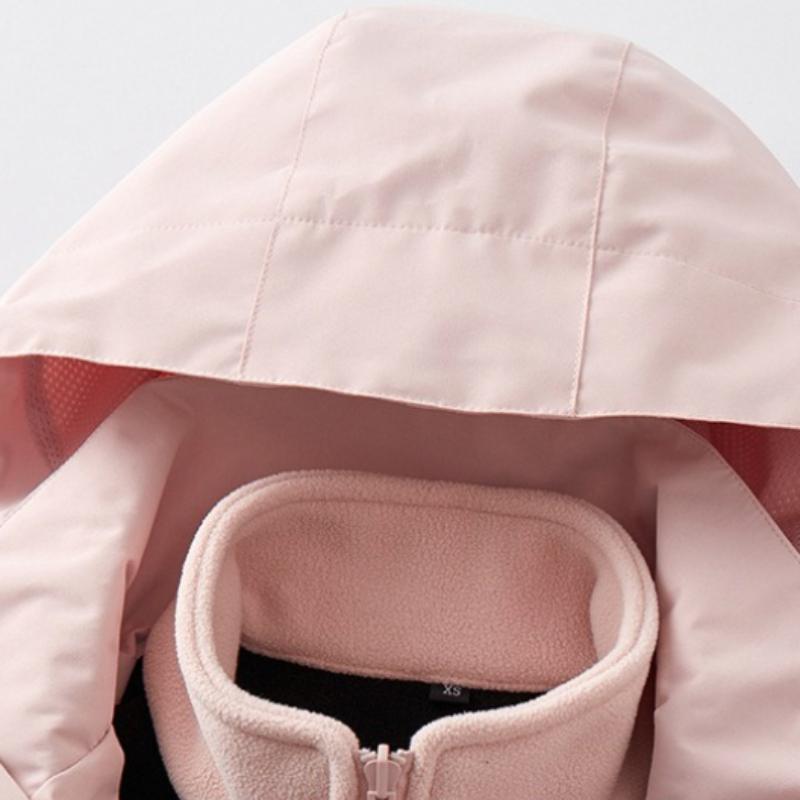 Autumn Winter Fleece Hiking Jackets Men Windbreaker Waterproof Outdoor Jakcets