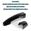 Glossy Black Cover Trim For 2016-2025 Chevrolet Malibu Side 2 Smart Door Handle