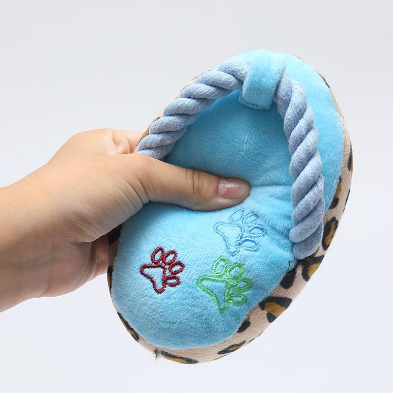 Funny Pet Dog Toys Plush Slippers Bite 3 Color Leg Shoe Shape Small and Medium-Sized Dog Outdoor Training Cat Relieve Anxiety