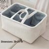 Handheld Velvet Baby Supply & Toy Organizer Basket
