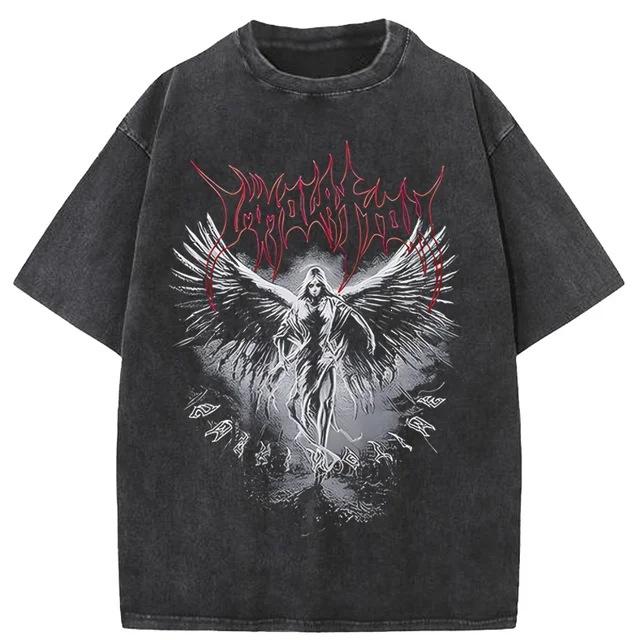 Millennium T-Shirt Goth Punk Style Men S T-Shirt Clothes Harajuku Oversized T-Shirt High Street Hipster Summer Street S