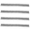 10PCS 34 Hole Binding Spine Plastic Split Loose Leaf Rings Detachable Binding Loop 12mm Diameter