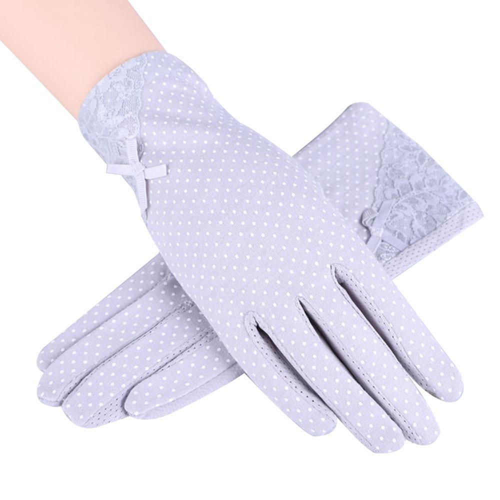 Touch Screen Summer Sunscreen Gloves UV Protection Anti-UV Mittens Cycling Driving Gloves Running