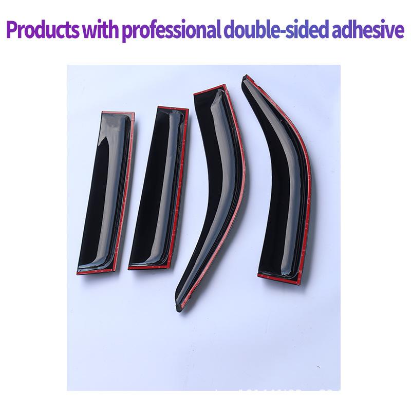 FOR 2003-2009 TOYOTA PRADO Window Visor,Side Window Deflector Weathershield Sun Rain Guard