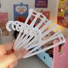 Plastic Doll Clothes Hanger Mini Doll Clothes Display Rack  Dollhouse Furniture