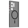 Corrugated Grating Is Suitable for Samsung S25Ultra Anti slip Magnetic Suction Mobile Phone Case S24P Skin Feeling Full Inclusive Anti Fall Protection