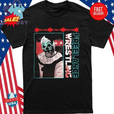 Pro Wrestling Tees Store Jack le Clown T-shirt Freelance T-shirt Unisexe