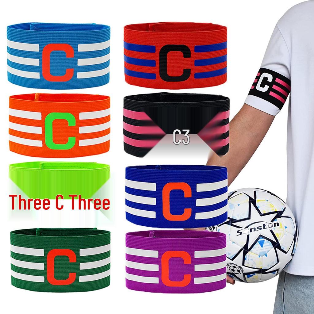 New Captain's Football Match Team Armband with C Mark