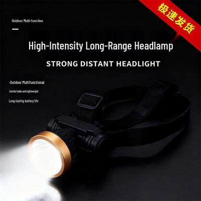Bright LED Rechargeable Waterproof Headlamp for Night Fishing & Camping