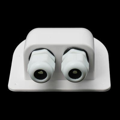 Cable Guide Connector 1PCS Box 4.25*3.89*1.73inch For Motorhome Photovoltaic RV Solar Waterproof Curved Design