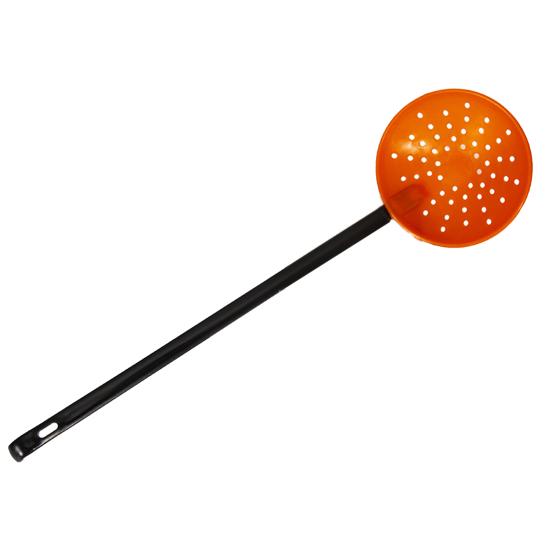 Lightweight Ice Fishing Ladle Big Holes Aluminum Alloy ABS Wear-Resistant Ice Fishing Strainer for Angling