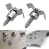 10pcs Musiclily Metal Vintage String Guides Guitar String Trees Retainers Improving Tuning Accuracy