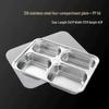 HANDUNYOU 316 Stainless Steel Divided Food Tray