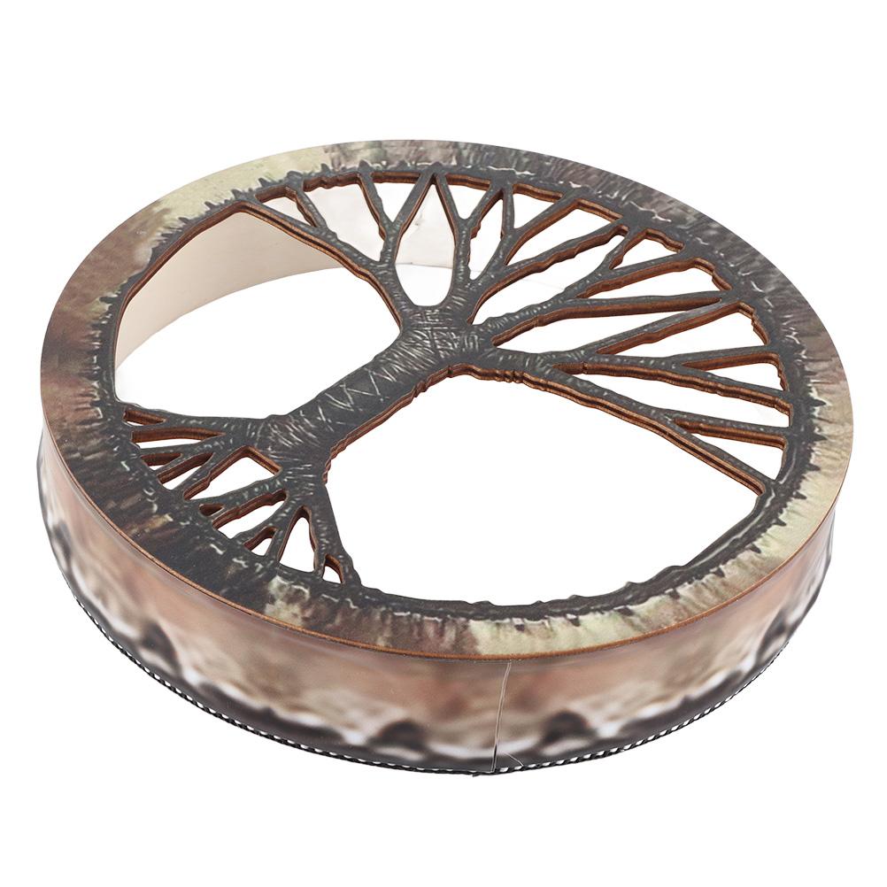 Schamanentrommel, sibirische Trommel, Spirit Music, handgefertigt, schamanische Trommel mit Trommelstock, Heimdekoration