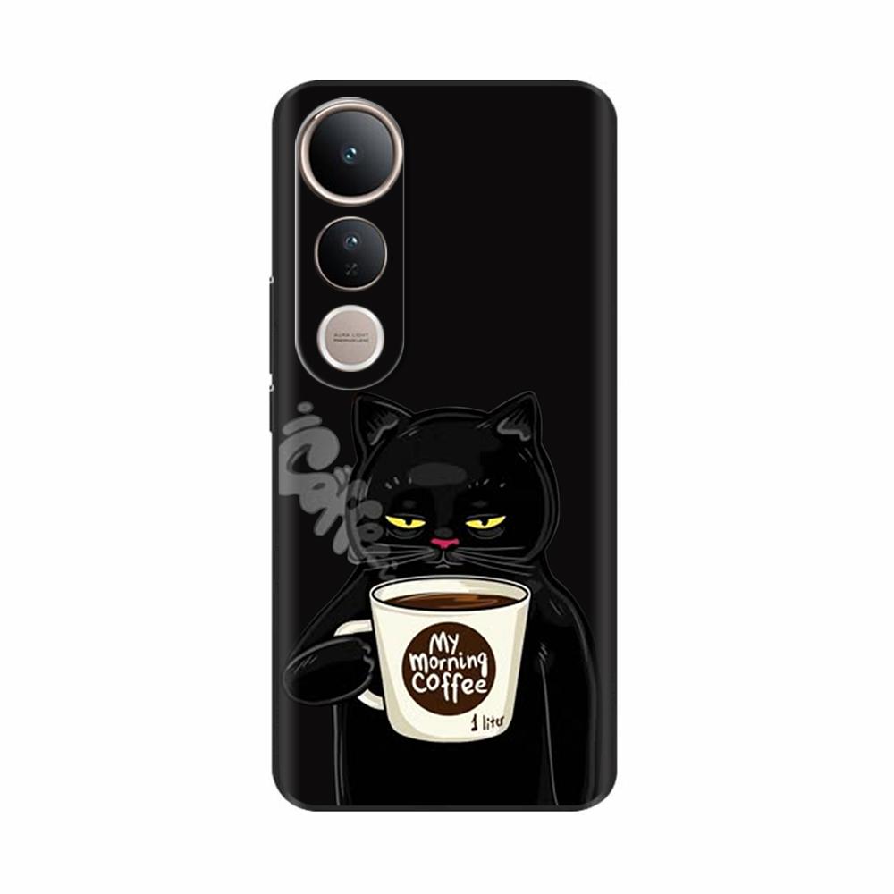 For Vivo V50 Lite Case Cute Cartoon Painted Phone Case For Vivo V50 Lite 4G 5G Protection Shockproof Shell Back Cover Protection