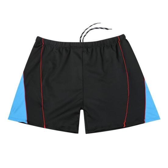 Herren Badehose mit Kordelzug, elastischer Bund, trocken, schmale Passform, plus schnelle Kontrastfarbe, Badeboxer, Surfen, Wassersport