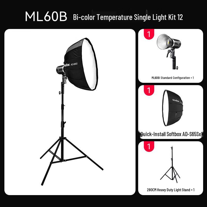 Godox ML60Bi Bi-Color LED Video Light
