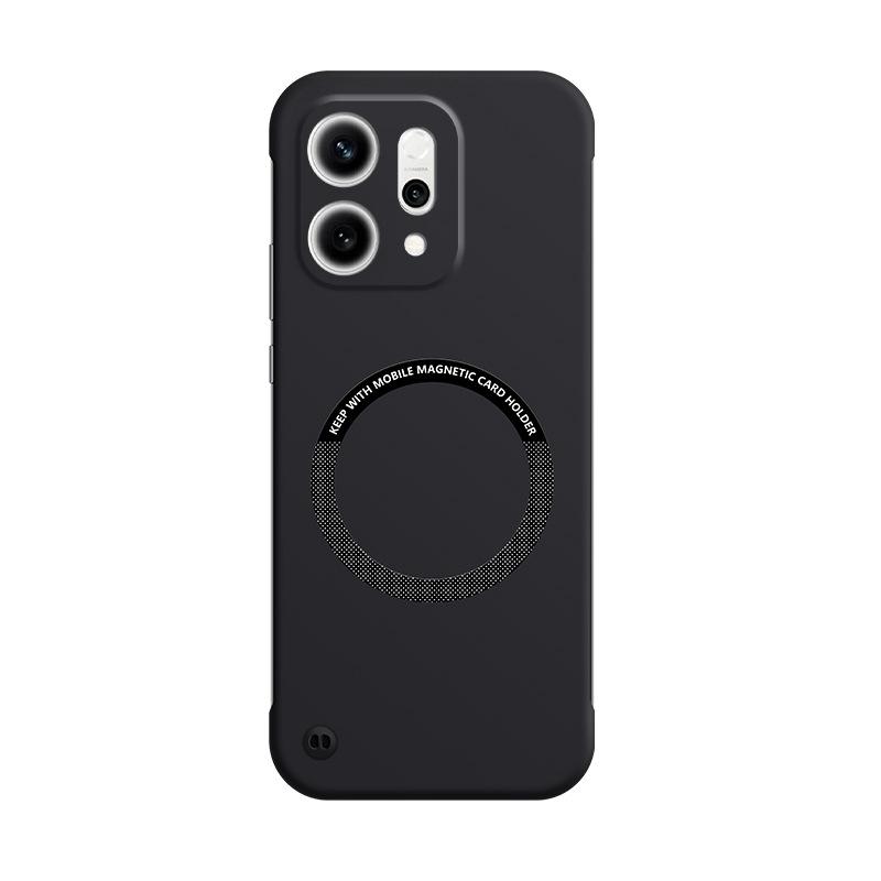 Applicable to OPPO Reno15Pro borderless magnetic mobile phone case Reno14 matte anti-drop Reno13 protective case