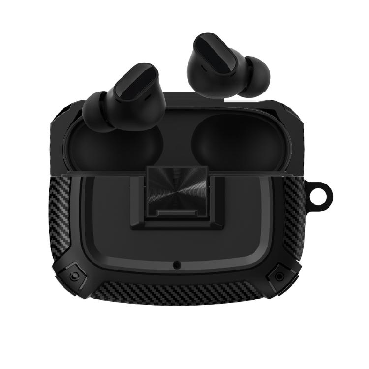 Volledig Dekkende Beschermhoes voor Studio Buds/+ Oordopjes Shell Cover met Karabijnhaak en Schokbestendige Kenmerken Beschermers