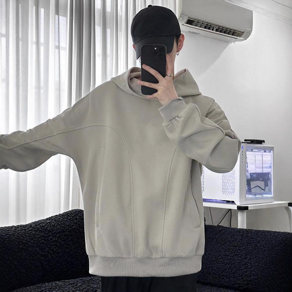 Men's Autumn New Loose Couple Thickened Casual Hooded Jacket