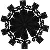 10Pcs Plastic Fence Post Caps Protective Decorative Covers for Yard Garden Outdoor Fence Parts Decorative Post Caps