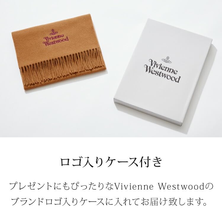 VIVIENNE WESTWOOD 30 X 2024 for Men and Scarf, 180cm, Model, 100% Wool, Women, 24-81030007-W00Q7 (DARK GREY)