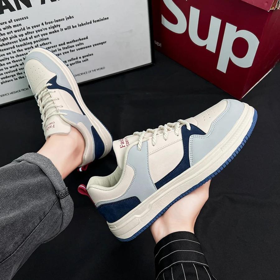 2025 neue Frühling und Herbst Übergröße Schnürschuhe Bequemer flacher Absatz Low-Top Walking Schnürschuhe Neue lässige Outdoor-Sport-Sneaker