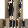 Stylish Womens Loose Jumpsuit With Comfortable Sleeveless Design And Wide Leg Fit
