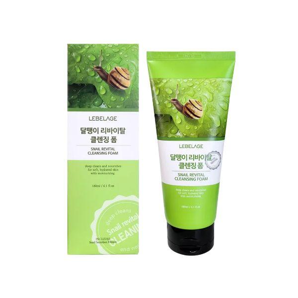 

Lebelage Snail Revital Очищающая пенка 180 мл